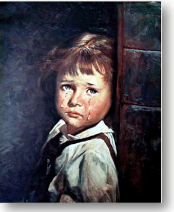 niño triste